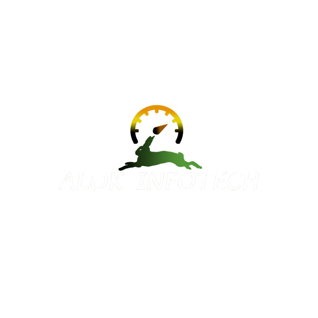 Alok Logo White